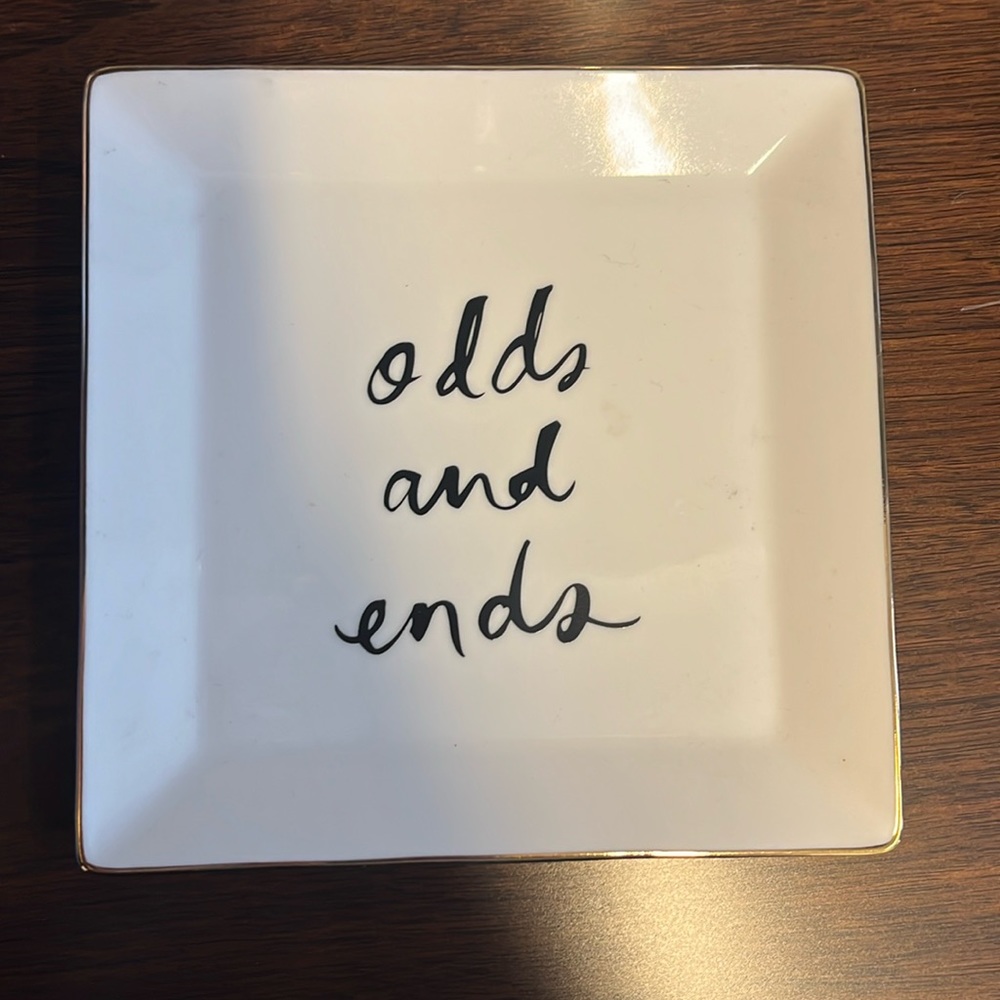 Kate Spade Odds & Ends Trinkets Plate